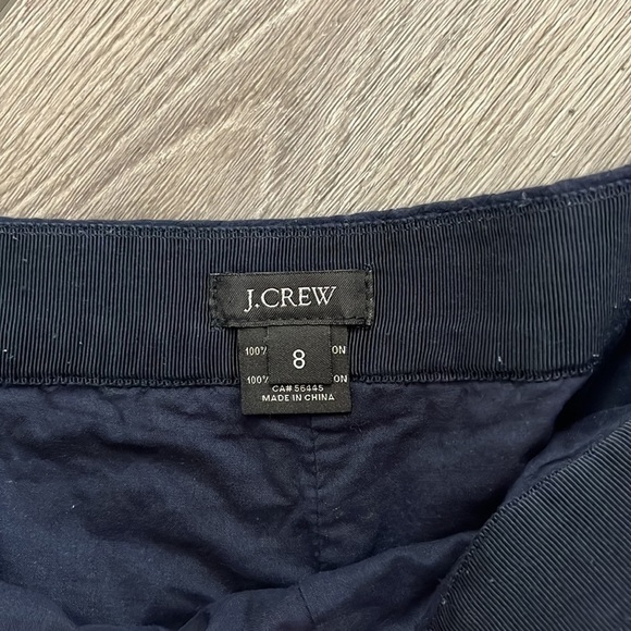 JCREW navy eyelet shorts size 8 - Picture 3 of 5